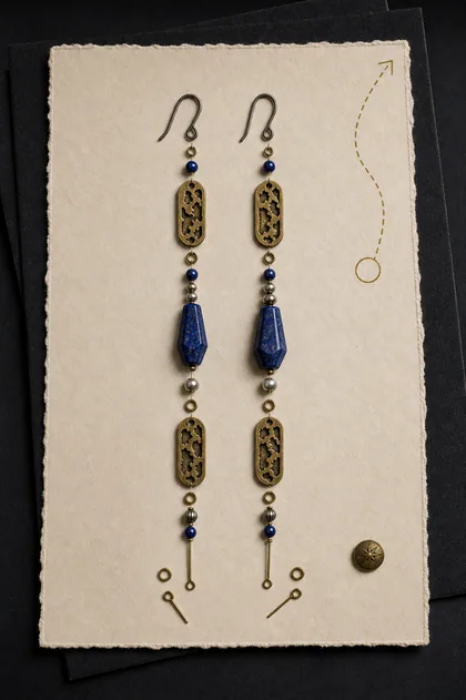 The Ink Atlas Earrings Design route layout
